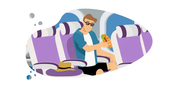 Czy można wnosić jedzenie do samolotu - zasady dotyczący wnoszenia żywności na pokład