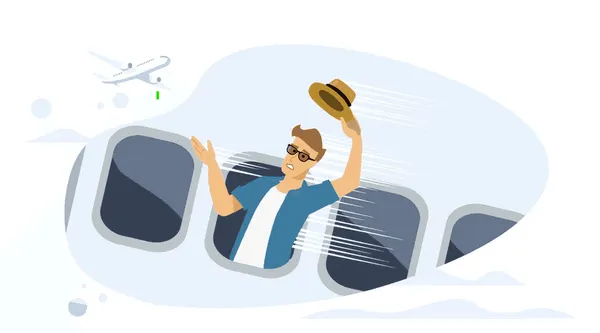 Polizón a bordo de un avión. Llegó a París sin billete