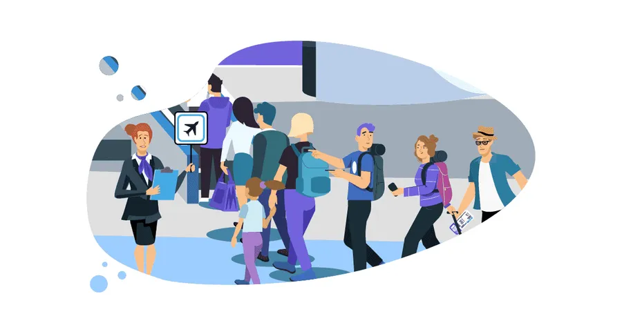 Boarding - the most important rules for boarding a plane