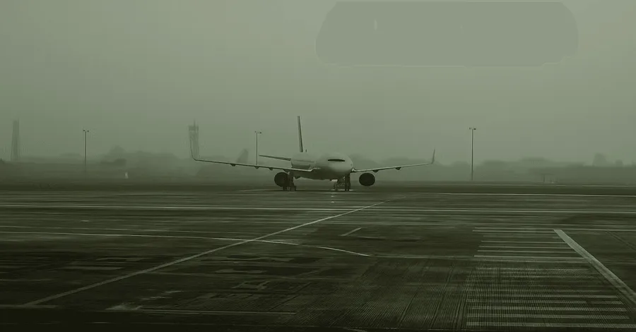 Mgła nad lotniskiem w Krakowie. Poważne utrudnienia w ruchu lotniczym