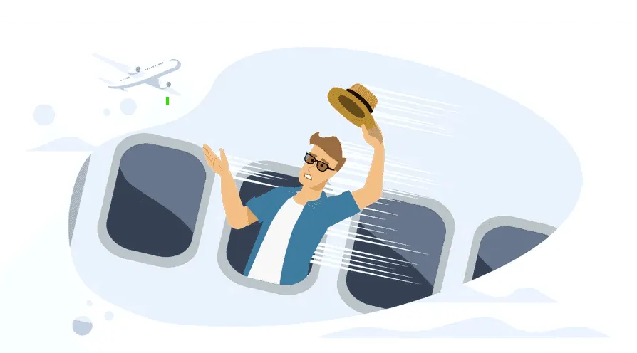 Polizón a bordo de un avión. Llegó a París sin billete